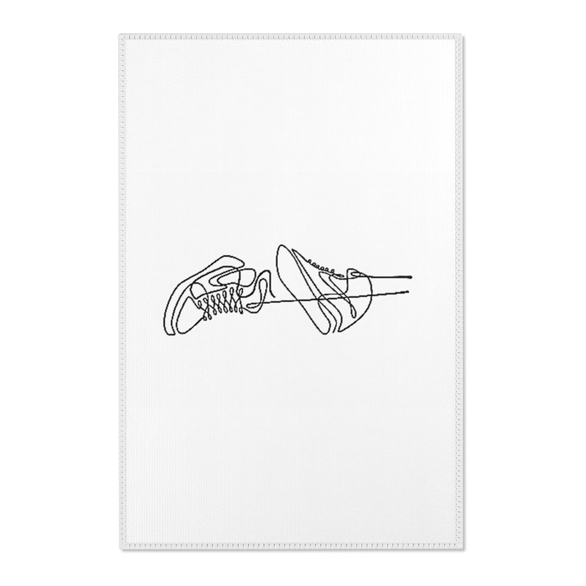 Sneaker Black/White (Vertical)